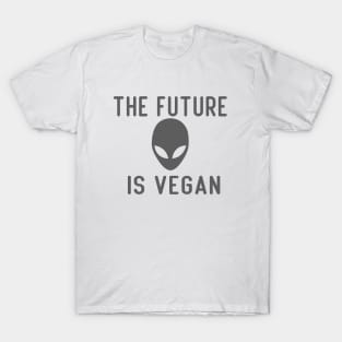 The Future Is Vegan T Shirt, Powered by Plants Shirt Gift for Vegetarian, Plant Based Shirt, Friends Not Food Clothing T-Shirt